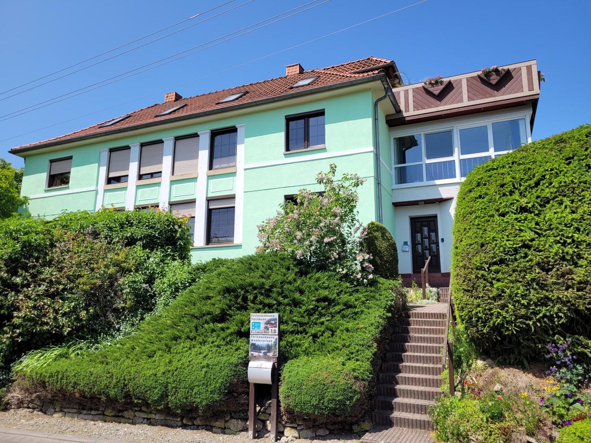 Ferienwohnung Trollmann 施马尔卡尔登 外观 照片