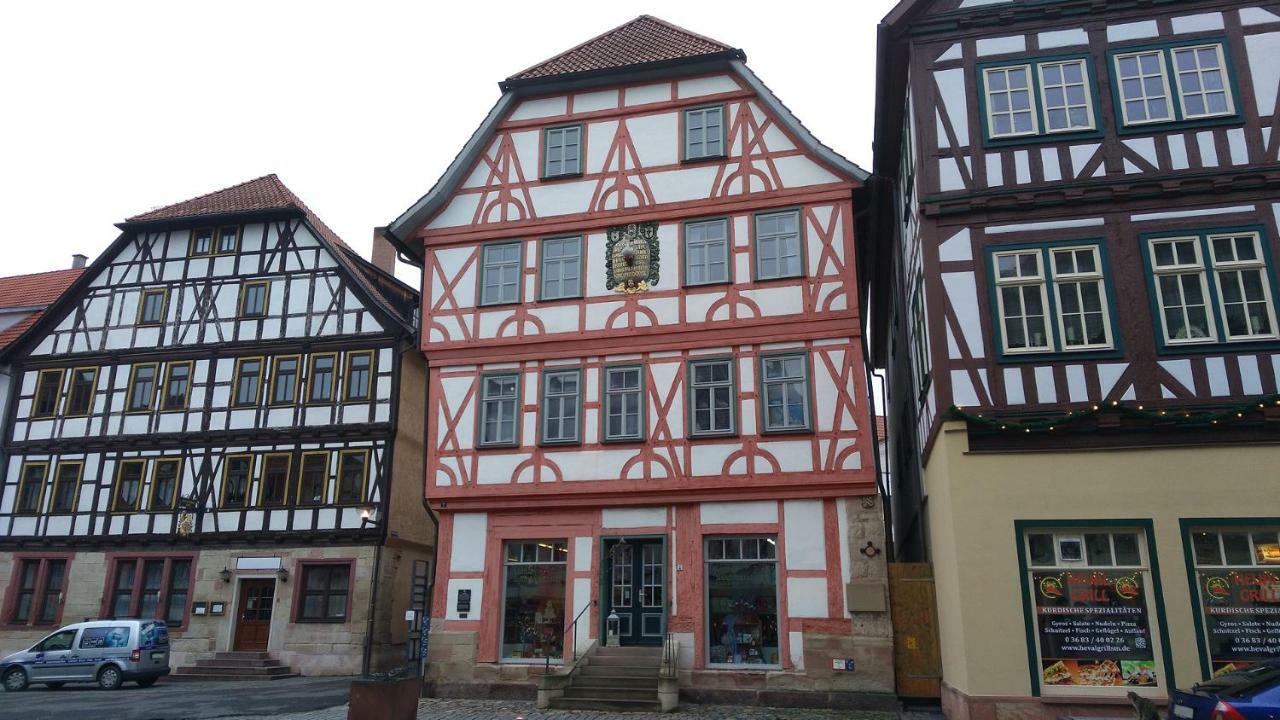 Ferienwohnung Trollmann 施马尔卡尔登 外观 照片