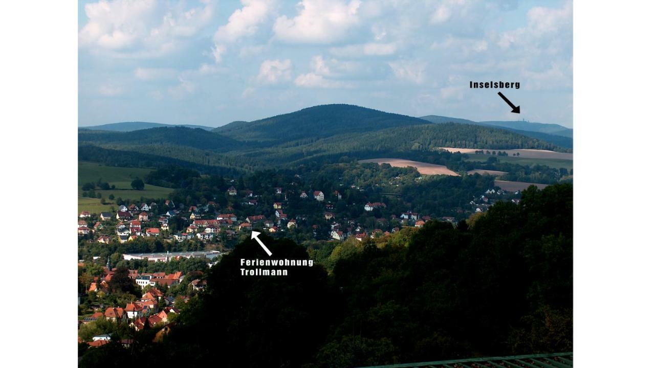 Ferienwohnung Trollmann 施马尔卡尔登 外观 照片